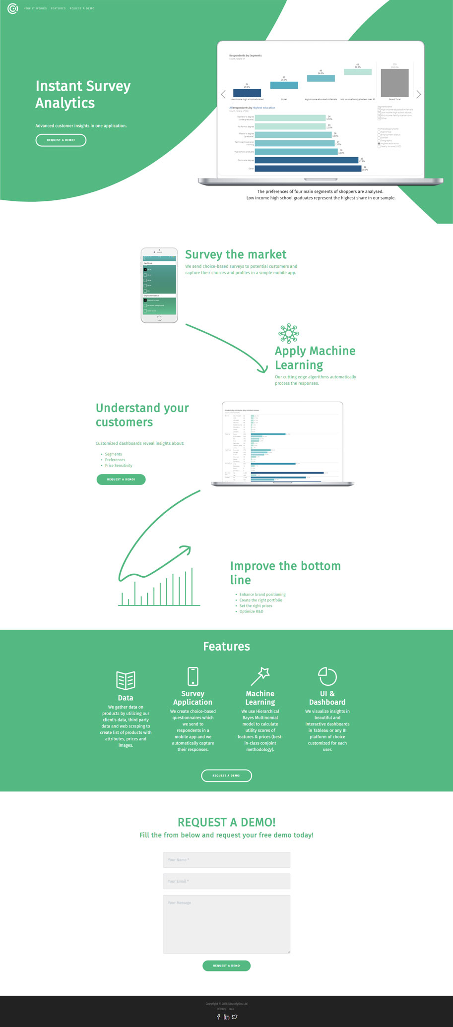 Customr.app landing page